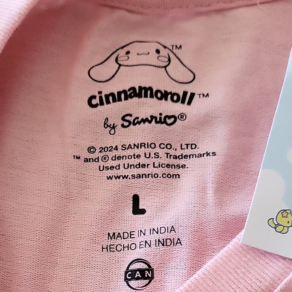 Sanrio Pink Cinnamoroll Strawberry Graphic Tee - Picture 2 of 3
